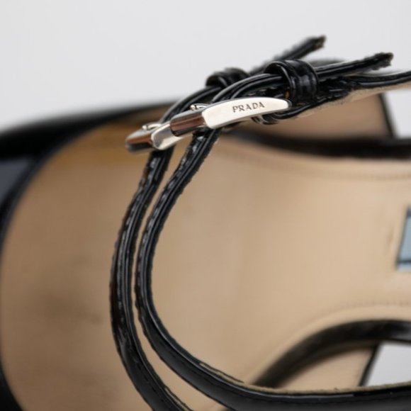 SOLD Prada Patent Dual Buckle Mary Jane Pumps - Picture 8 of 10